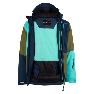 4. Trollkids Kids Hallingdal Jacket pine green/mystic blue/arctic blue (226-355)