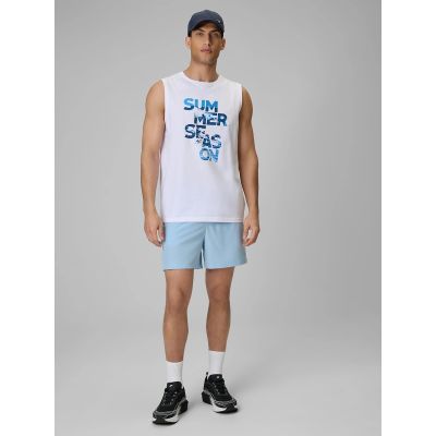 3. Men's sleeveless shirt 4F 4FWSS26TSLEM269-10S