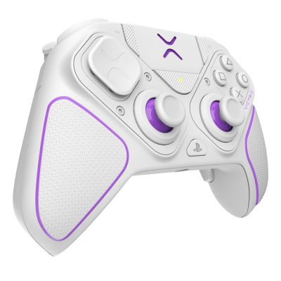 5. PDP 052-002-WH Game Controller Purple, White RF/USB Gamepad Analog/Digital PC, PlayStation 4, PlayStation 5