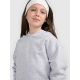 4. Girls' sweatshirt with hood, open, 4F 4FJWMM00TSWSF1862-25M