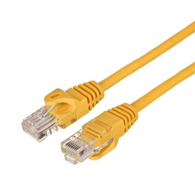2. Patchcord UTP A-LAN KKU5ZOL0.5 (RJ45 - RJ45; 0.50m; UTP; cat. 5e; yellow)
