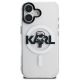 3. Karl Lagerfeld IML Karl Sketch Logo MagSafe Case for iPhone 16 - Clear