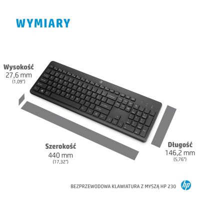 HP Wireless Mouse and Keyboard Set 230