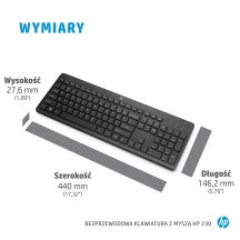 HP Wireless Mouse and Keyboard Set 230