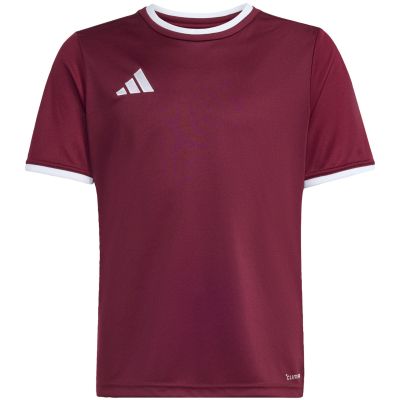 2. adidas Entrada 26 Jersey burgundy kids' T-shirt JZ2530