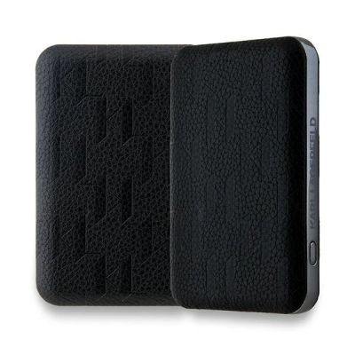 3. Karl Lagerfeld Powerbank inductive KLPB5FPGKSCHHK 16W 5000mAh black/black Choupette Head Pin MagSafe