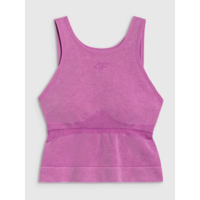 6. Women's 4F Slim Quick-Drying Yoga and Pilates Top 4FWAW25TFSLF578-54A