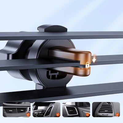 7. Joyroom mechanical car holder for air vent black (JR-ZS283)