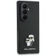 3. Karl Lagerfeld Saffiano Karl&Choupette Pin Case for Samsung Galaxy Z Fold 8 Ultra - Black