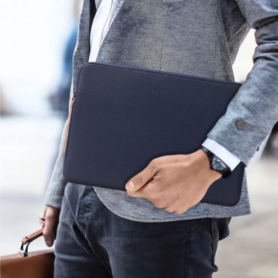 13. Tech-Protect Fleece Laptop Bag 13-14" - Blue
