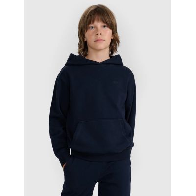 Boy's sweatshirt with hood, open, 4F 4FJWMM00TSWSM1860-31S