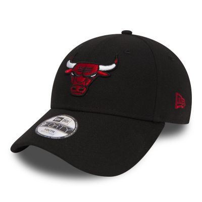 New Era 9FORTY Kids The League NBA Chicago Bulls Black Baseball Cap - 11405644