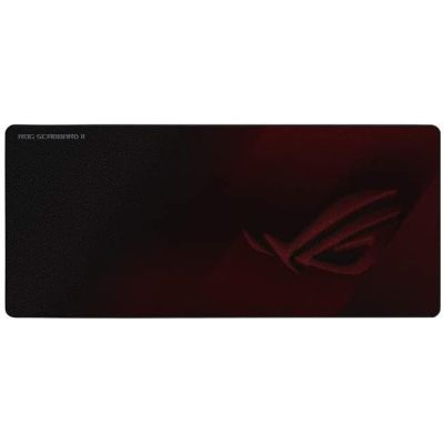 6. ASUS ROG Strix Scabbard II Gaming Mousepad Black, Red