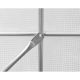 36. GREENHOUSE GARDEN TUNNEL 200X300X200CM PE STRUCTURE WHITE STEEL