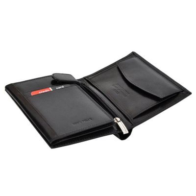 7. Pierre Cardin Men's Premium Leather RFID Zipper Wallet - YS520.1-326