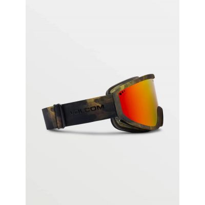 6. Volcom Footprints Snowboard Winter Goggles for Women/Men Red (VG0622303)