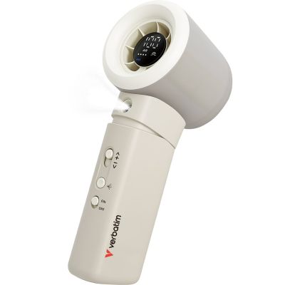 2. Verbatim Cool 'n' Go Aqua Breeze Handheld Fan White/Silver