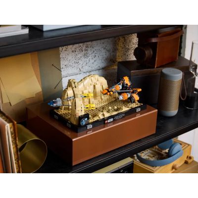 3. LEGO Star Wars 75380 Diorama: Mos Espa Speeder Race
