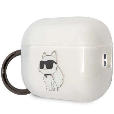 3. Karl Lagerfeld KLAP2HNCHTCT Airpods Pro 2 cover transparent Ikonik Choupette