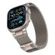 3. Tech-Protect Milano Vanguard Bracelet for Apple Watch (44 / 45 / 46 / 49 mm) - Titanium