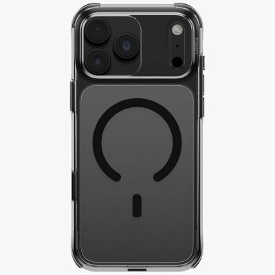Uniq LifePro Xtreme Magclick Charging Case for iPhone 18 Pro Max / 17 Pro Max - Transparent Black