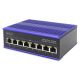 ASSMANN Electronic DN-651121 Gigabit Ethernet Network Switch (10/100/1000) PoE Support Black, Blue