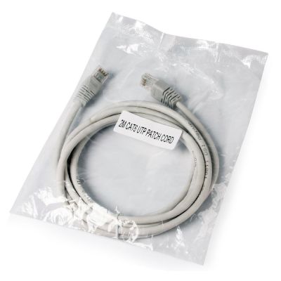 5. GEMBIRD PP6U-2M Patch Cord (RJ45 – RJ45; 2 m; UTP; Cat 6; grey)