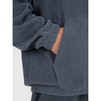 6. Men's sweatshirt with hood, open, 4F 4FRSS25TSWSM2181-22S