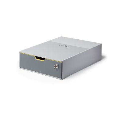 Durable VARICOLOR document storage box Plastic Gray