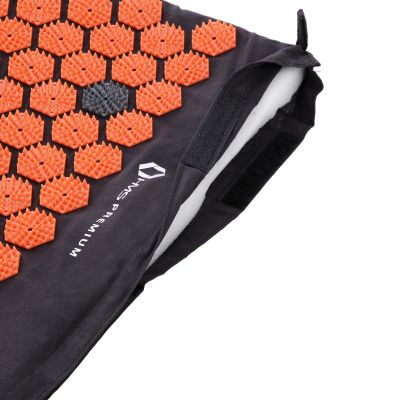 11. HMS AKM01 Premium Acupressure Mat, Black, Set with Pillow