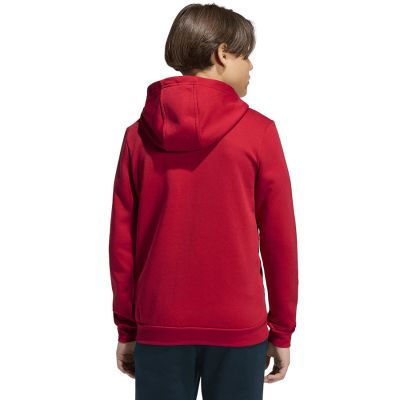 2. adidas Entrada 26 Full Zip Hoodie for Kids Red KH1781