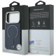 8. Mercedes Leather 3D MagSafe Case for iPhone 17 Pro - Navy Blue