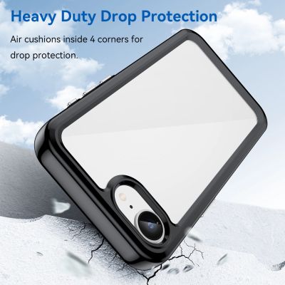 3. Outer Space Case for iPhone 16e / 17e with Flexible Frame - Black