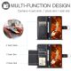 7. Samsung Galaxy A37 5G Leather Wallet Case with Stand and Shoulder Strap - Black