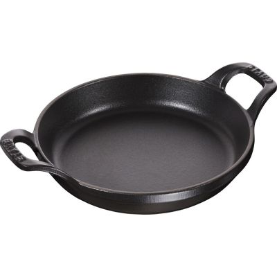 Staub - round dish 16 cm, black