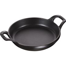 Staub - round dish 16 cm, black