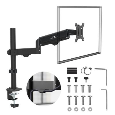 MACLEAN MONITOR MOUNT, GAS SPRING, 17"-32", 2-10KG, BLACK MC-135