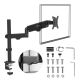 MACLEAN MONITOR MOUNT, GAS SPRING, 17"-32", 2-10KG, BLACK MC-135