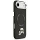 4. Karl Lagerfeld Karl & Choupette Pins MagSafe Case for iPhone Air - Black