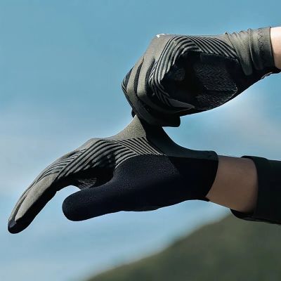 13. Rockbros 16110006003 shock-absorbing cycling gloves size L - green and black