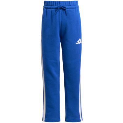 4. adidas Seasonal Essentials Tiberio 3-Stripes Fleece Tracksuit for Kids Blue JC7488