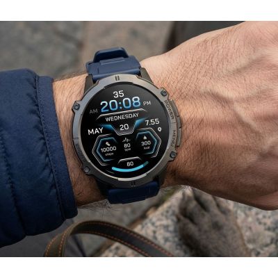 2. Smartwatch Gravity Black Strap + Bracelet GT42-2