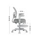 11. Junior 5.0 Gray Swivel Chair