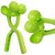 SNOWBALL SNOWBALL MAKER FOR MAKING SNOWBALLS, DOUBLE, GREEN 1064567