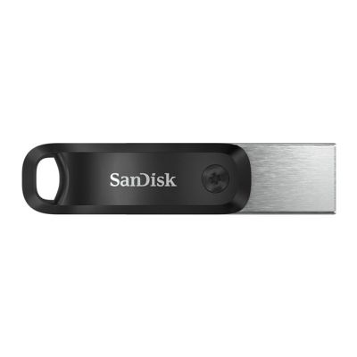 8. SanDisk iXpand GO SDIX60N-128G-GN6NE pendrive (128GB; Lightning, USB 3.0; silver color)