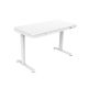 21. Activejet ET119W-C electric height-adjustable desk in white. Tabletop dimensions: 140 x 70 cm.