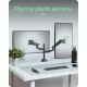 5. ICY BOX IB-MS702-T monitor holder/stand 144.8 cm (57") Desk Black