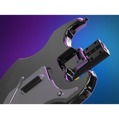 22. PDP Riffmaster Black, Gray Analog/Digital Guitar PC, PlayStation 4, PlayStation 5