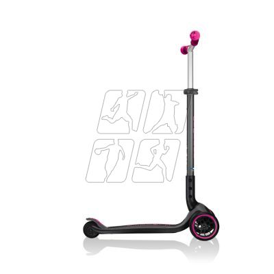 11. Globber Master Prime 3-Wheel Scooter / Black - Neon Pink 664-110