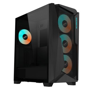 2. CASE MIDITOWER ATX W/O PSU/GB-C301G BLACK GIGABYTE